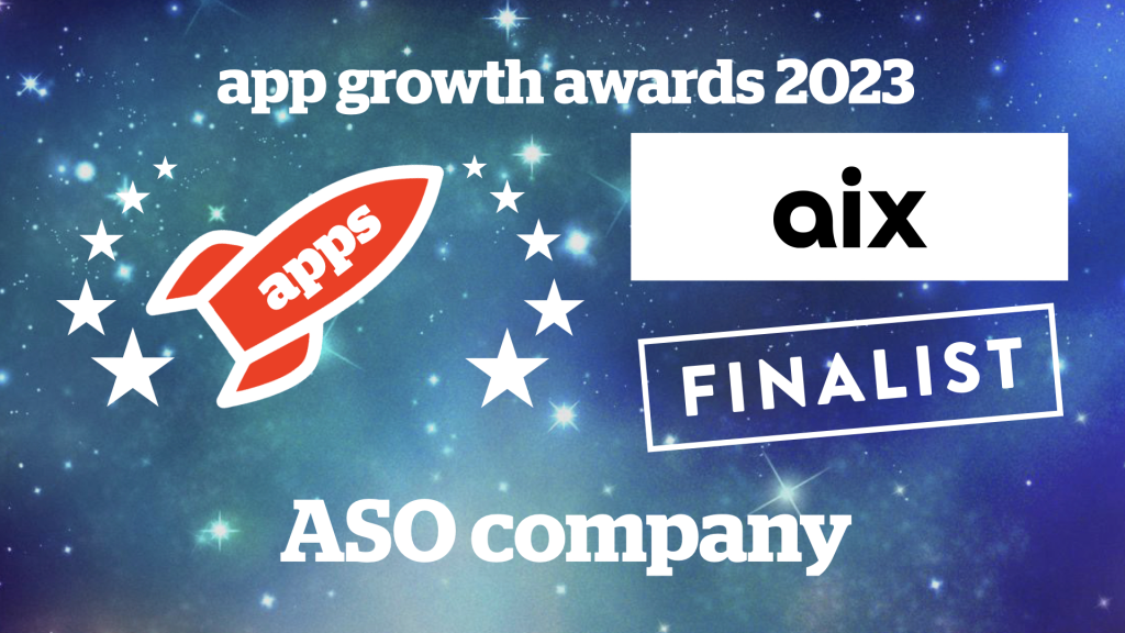 aix: App Growth Awards 2023 ASO Company Finalist