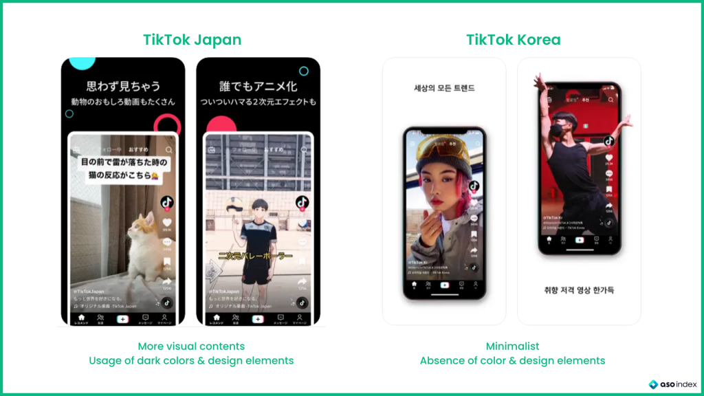 tiktok japan vs korea