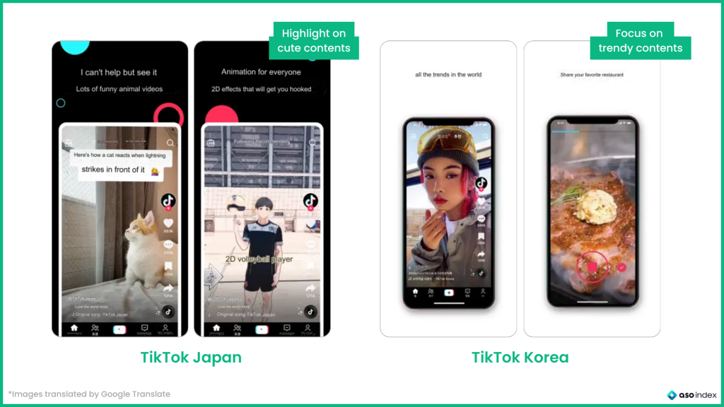 tiktok japan vs korea