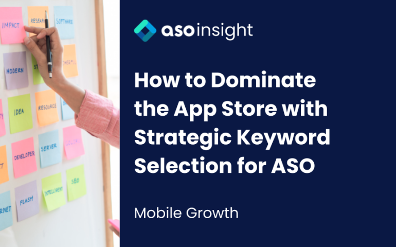 Strategic Keyword Selection for ASO